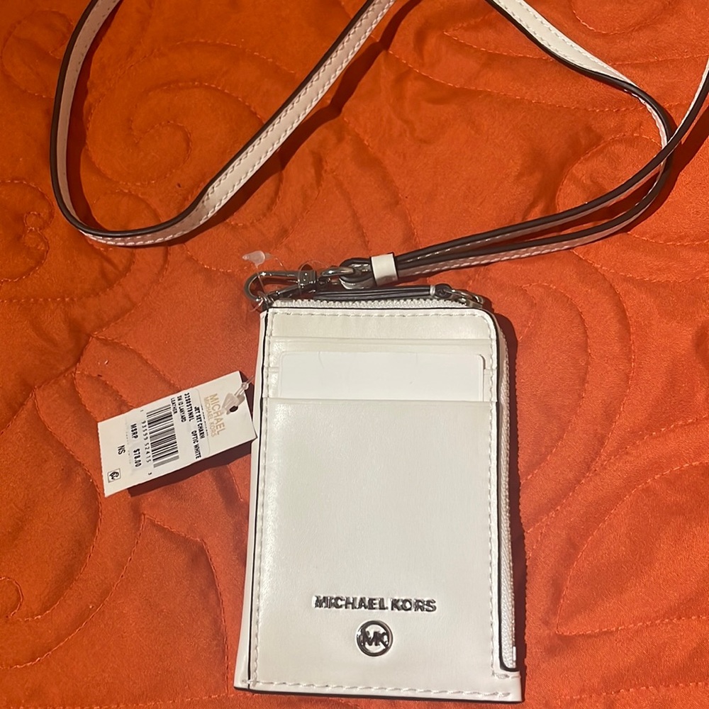 Small ID lanyard white